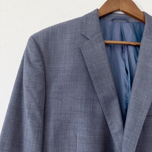 Ralph Lauren Blazer Mens Slim Fit Black Label Wool Sport Coat Blazer Size 46R - Picture 2 of 9